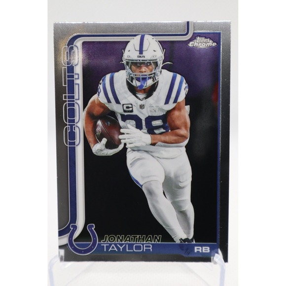 Other - 2025 Topps Chrome Football Base #130 Jonathan Taylor Colts
